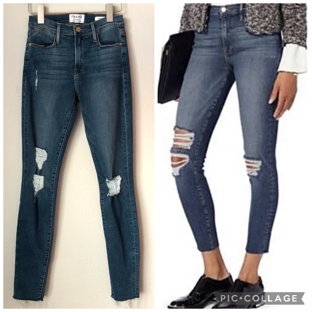 \Frame\• Le High Skinny in Mooreyard